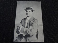 Social History Postcard Man in Suit and Straw Boater Hat - 110279