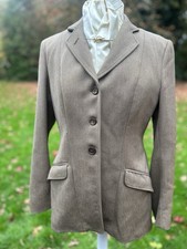 38” Ladies Foxley Tweed Hacking Hunting Showing Jacket Equestrian