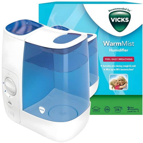 Vicks warm mist humidifier - warm,