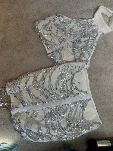 White silver sequin - silver, 2