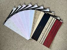 9 Sheets A4 Kanban 300gsm Card + 1 Sheet Adhesive Ribbons ~ 10 Varieties