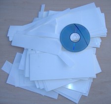 0.25mm (0.010") White Plasticard Seconds/Offcuts. Mixed  Sizes 65% Off  (Pack D)