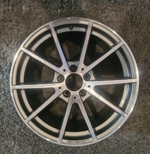 MERCEDES C63 REAR 18" 9.5 GENUINE AMG 10 SPOKE ALLOY WHEEL ET56 A2054011600