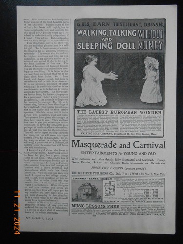 1903 walking doll company - doll,
