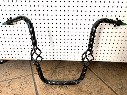 Black caged twisted bicycle - twisted,