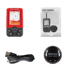 XJ01 Wireless Portable Fish Finder Sonar Echo Sounder Fishing Detector