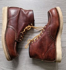 RED WING MOC TOE BOOTS 8138