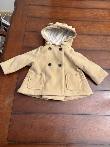 Baby pea coat with - &,