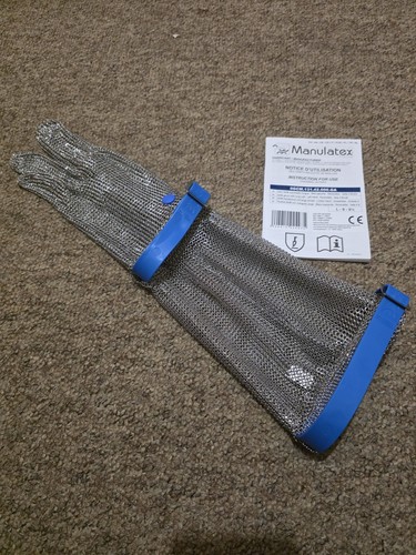 Gcm chainmail glove with - chainmail, long
