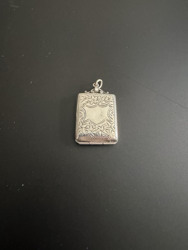 Edwardian solid silver double - solid,