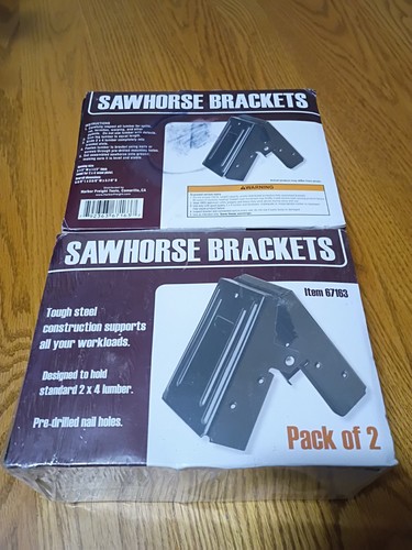 Pack sawhorse brackets 67163 - 4-pack,