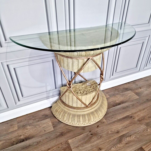 Retro console hall table - console,