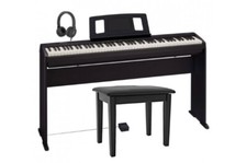 roland fp10 digital piano deluxe bundle with stand storage stool and headphones 