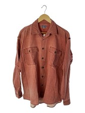 Nigel Cabourn Long Sleeve Shirts Red 2 Used