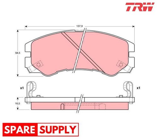 Brake pad set - brake, disc