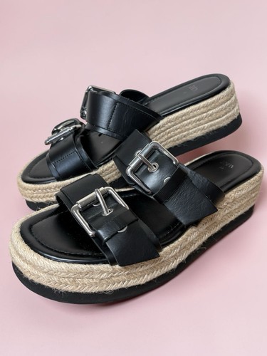 Zara black double buckle - double,