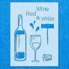 Wine Red White Bottle Glass