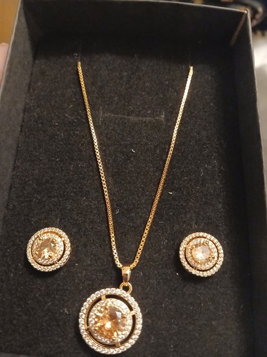 Necklace and earrings set gift - necklace,