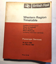 Railway Passenger Timetable BR