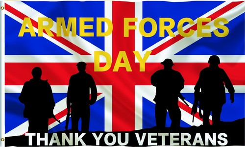 Armed forces union jack flag - armed,