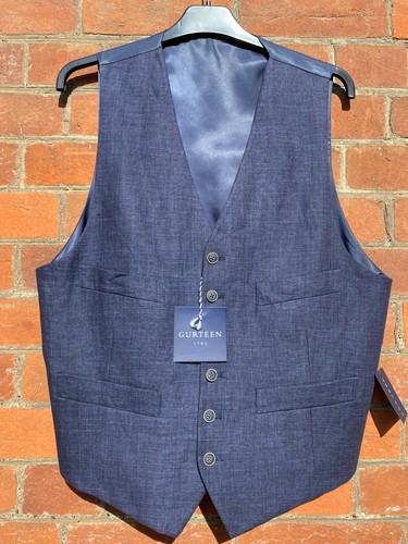 Gurteen mens navy linen - navy,