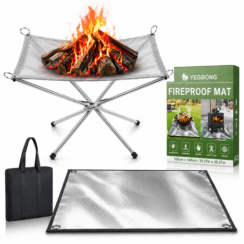 Portable foldable fire pit - portable,