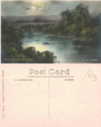 Vintage postcard new - new, bridge