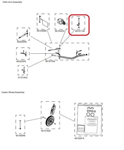 Thule mounting bolt kit - mounting,