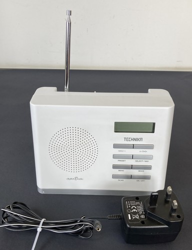 White technika dab 207 - white, dab/fm
