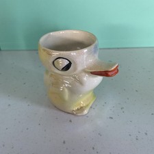 Vintage Egg Cup - Duck, lustre glaze, 1940s