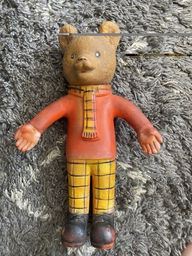 Rupert the bear vintage - bear, rubber