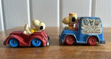 Vintage Snoopy Peanuts Ice Cream Van Truck - Car Inter-Trad-Tec - Die Cast 2”