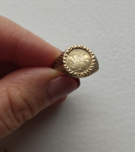 Vintage 9ct gold king - 9ct,