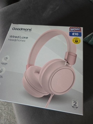 Goodmans wired headphones - headphones,