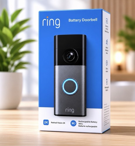 Ring battery video doorbell - battery,