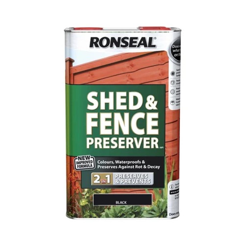 Shed fence preserver black 5 - fence,