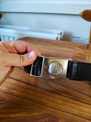 Vintage leather scout belt - vintage,