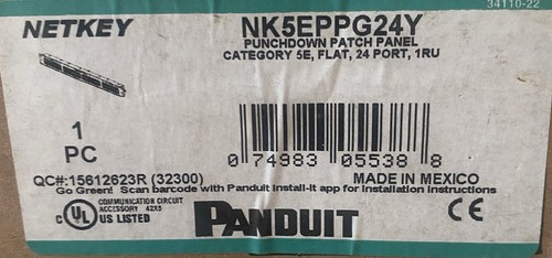 Panduit netkey nk5eppg24y cat - panduit,
