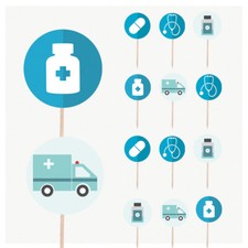 Medical Medicine Pills Cupcake