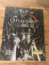 panini champions of europe sticker album empty