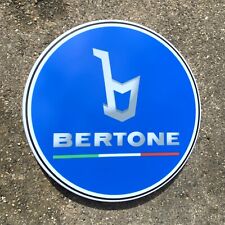 BERTONE TORINO LED WALL LIGHT SIGN LOGO BADGE GARAGE AUTOMOBILIA CAR AUTO FIAT