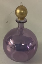 Hand Blown Purple Bulbous