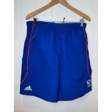 Adidas Team GB Beijing 2008 Olympics Blue Running Shorts Mens Large Vintage