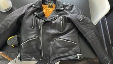 Goldtop leather jacket - leather,