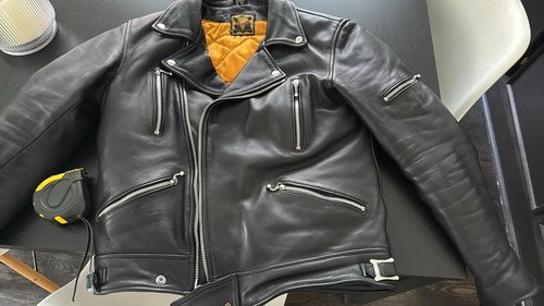 Goldtop leather jacket - goldtop,