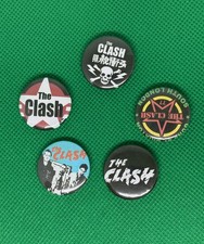 Set of 5 Badges - The Clash