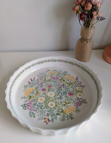 Portmeirion flan quiche dish
