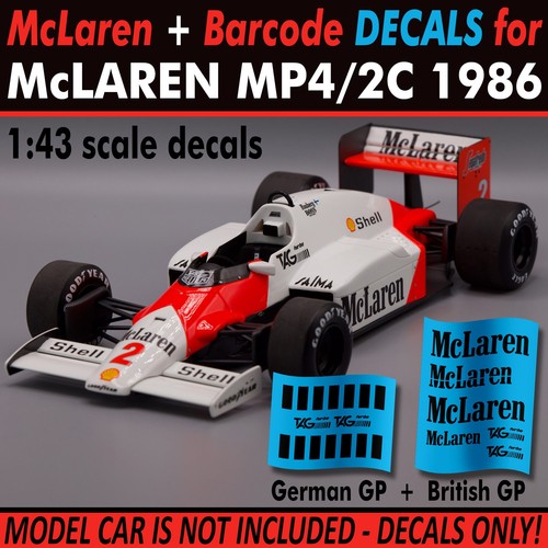 Mclaren 1986 mp4 43 - 1986, 1:43