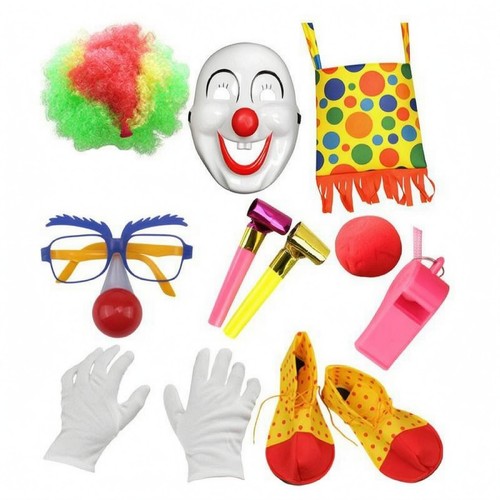 Clown costume prop brightly - clown,