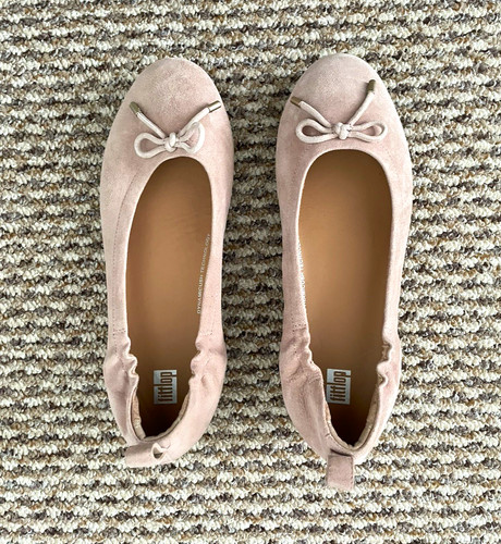 Fitflop pink suede delicato - pink,